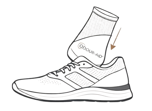 Insert ODOUR-AID pods